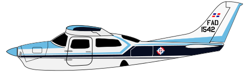 Cessna 210 Fuerza Aérea Dominicana.png